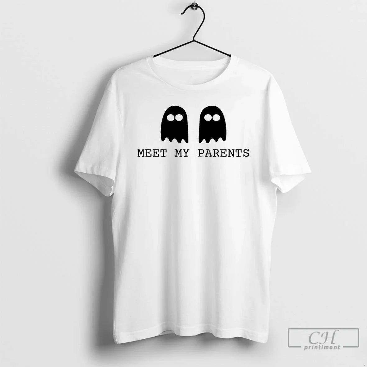 Premium Meet My Parents Ghost Unisex T-shirt, Sweatshirt, Hoodie, Long Sleeve Tee - T-Shirt, Sweatshirt, Hoodie