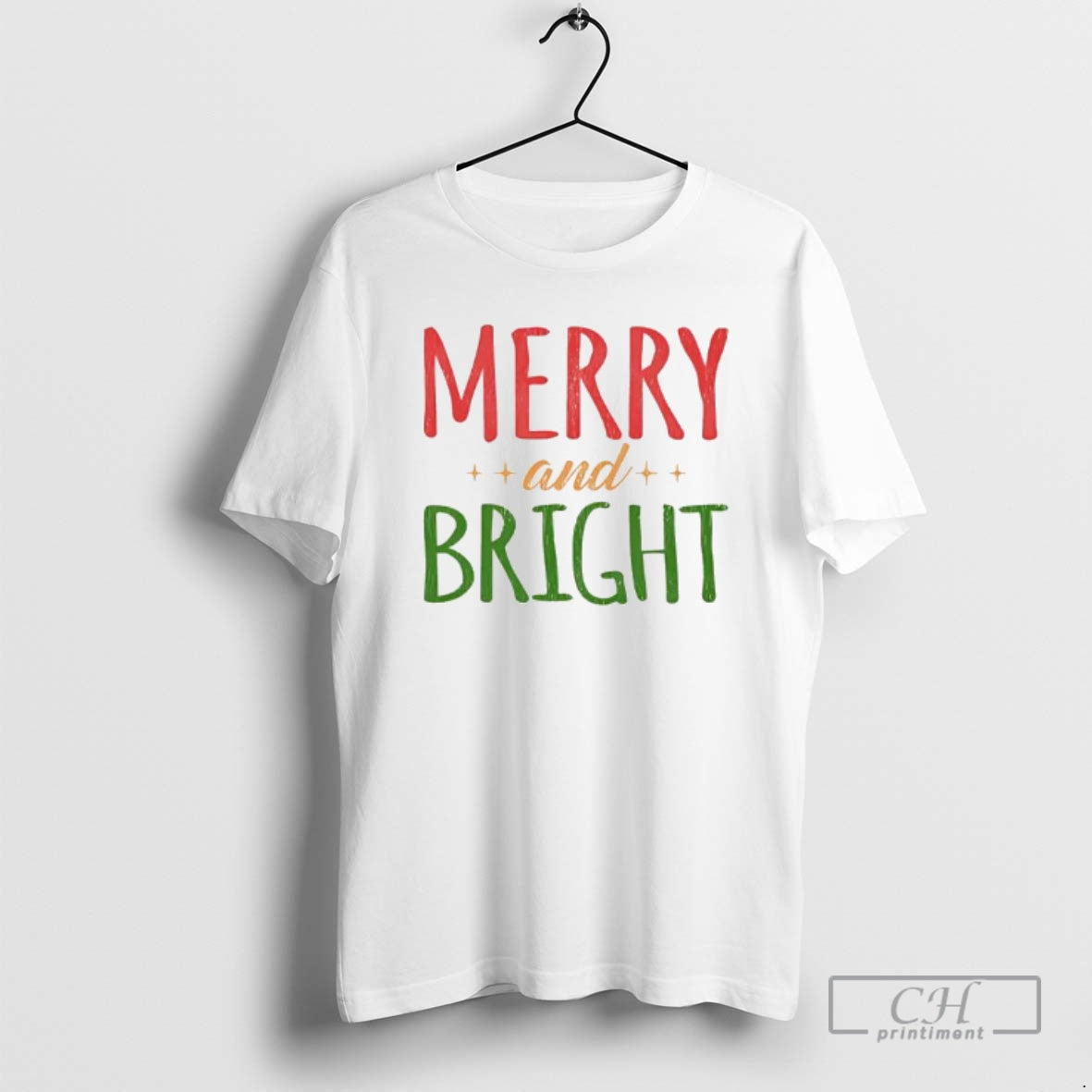 Premium Merry Bright Christmas Shirt Sweater - T-Shirt, Sweatshirt, Hoodie