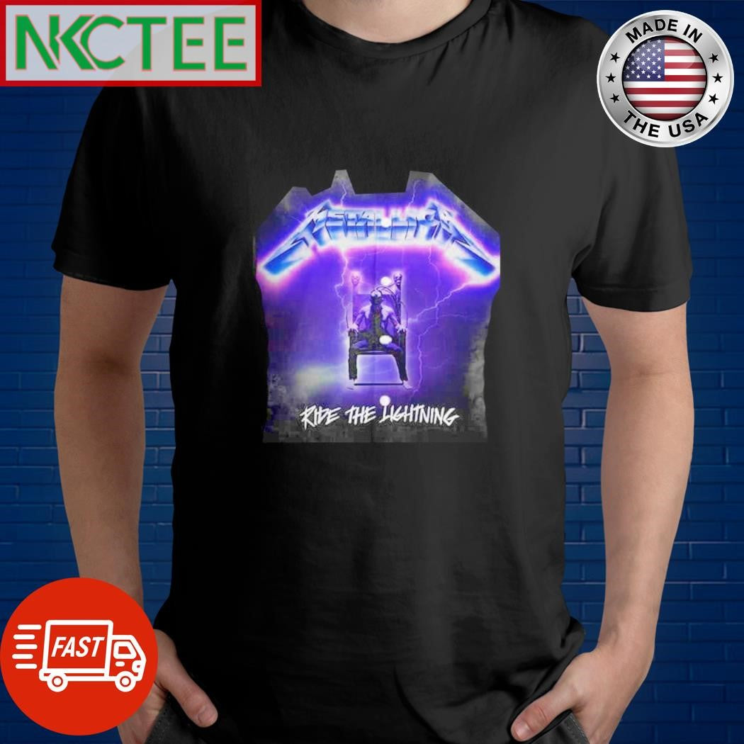 Premium Metallica Ride The Lightning shirt Unisex T-shirt, Sweatshirt, Hoodie, Long Sleeve Tee - T-Shirt, Sweatshirt, Hoodie