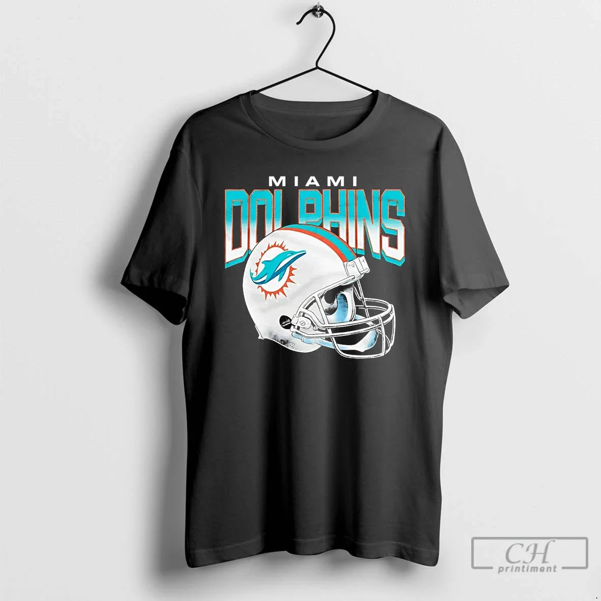 Premium Miami Dolphins Gradient Helmet - T-Shirt, Sweatshirt, Hoodie