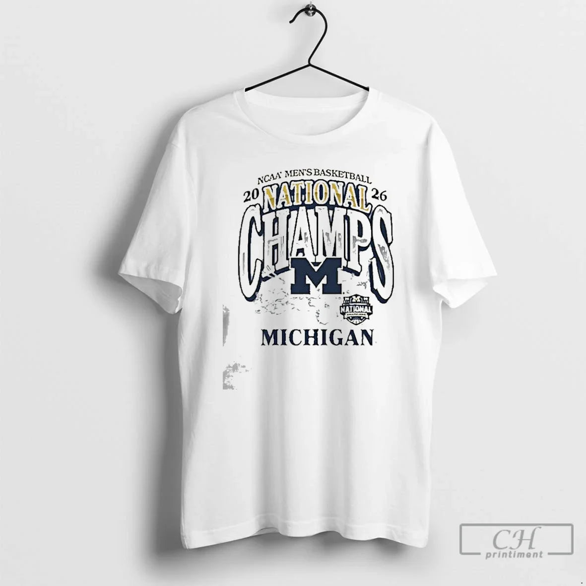 Premium Michigan Wolverines 2026 Mens Basketball National Champions Unisex T-shirt, Sweatshirt, Hoodie, Long Sleeve Tee - T-Shirt, Sweatshirt, Hoodie