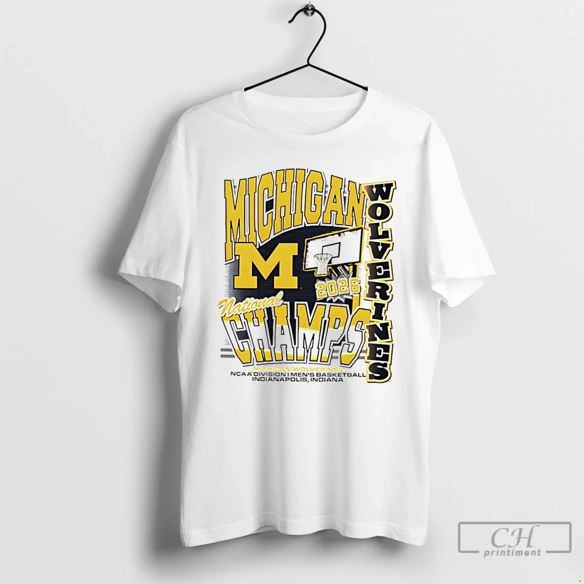 Premium Michigan Wolverines Mens Basketball National Champions 2026 Ncaa Division I Mens Basketball T Shirts - T-Shirt, Sweatshirt, Hoodie