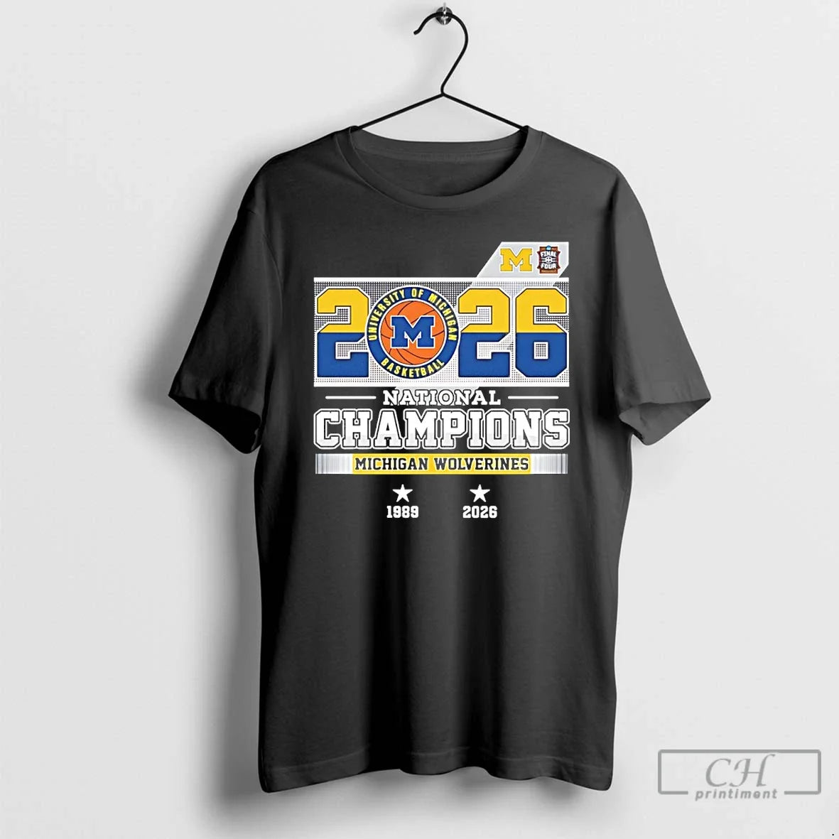 Premium Michigan Wolverines National Champions 1989 2026 Mens Basketball Unisex T-shirt, Sweatshirt, Hoodie, Long Sleeve Tee - T-Shirt, Sweatshirt, Hoodie