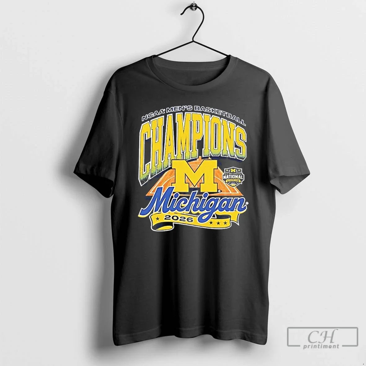 Premium Michigan Wolverines National Champions Mens Basketball Classic 2026 Unisex T-shirt, Sweatshirt, Hoodie, Long Sleeve Tee - T-Shirt, Sweatshirt, Hoodie