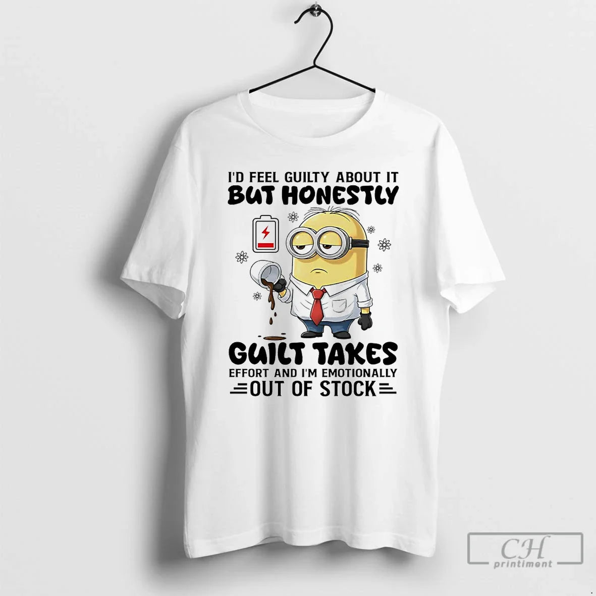 Premium Minion Id Feel Guilty About It But Honestly Guilt Takes Christmas T Shirts Sweater - T-Shirt, Sweatshirt, Hoodie