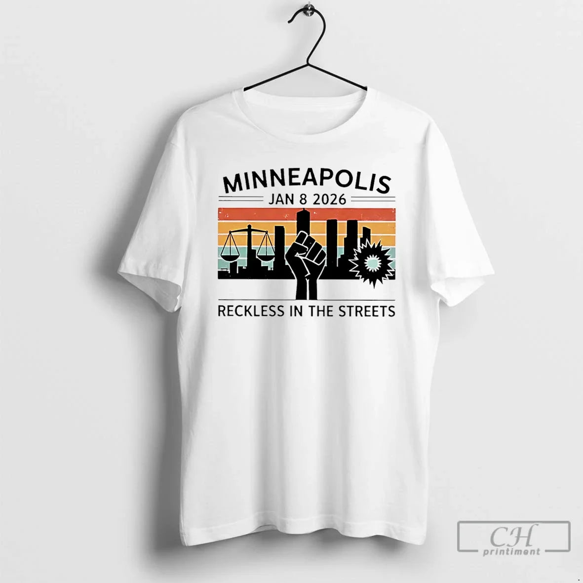 Premium Minneapolis Reckless In The Streets Justice For Renee Nicole Good - T-Shirt, Sweatshirt, Hoodie