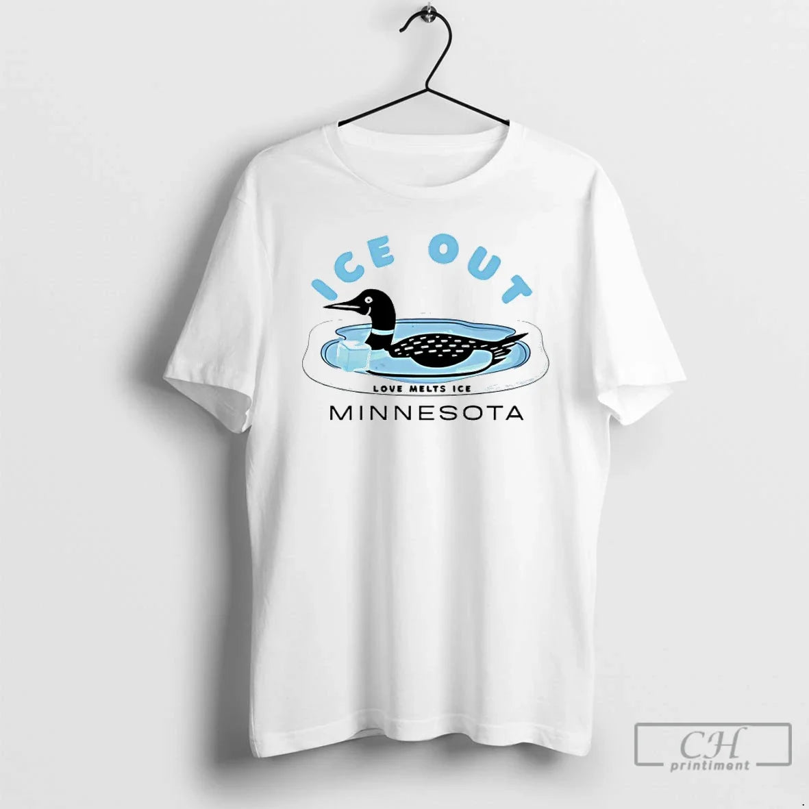 Premium Minnesota Laser Loon Ice Out Protest - T-Shirt, Sweatshirt, Hoodie