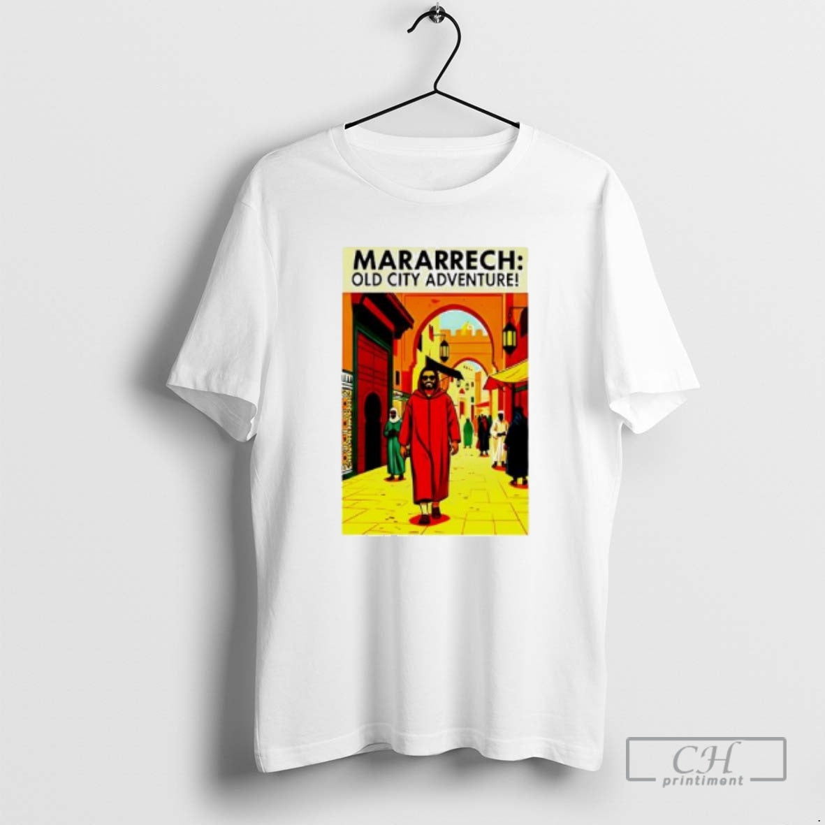 Premium Moroccan Life Style In Street Of Old Marrakech City Shirt Sweater - T-Shirt, Sweatshirt, Hoodie