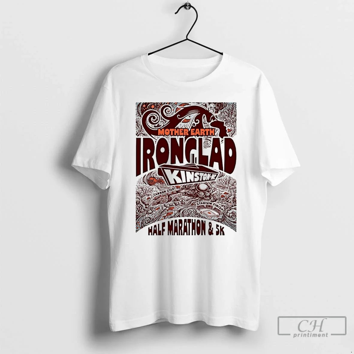 Premium Mother Earth Ironclad Races Half Marathon And 5k Unisex T-shirt, Sweatshirt, Hoodie, Long Sleeve Tee - T-Shirt, Sweatshirt, Hoodie