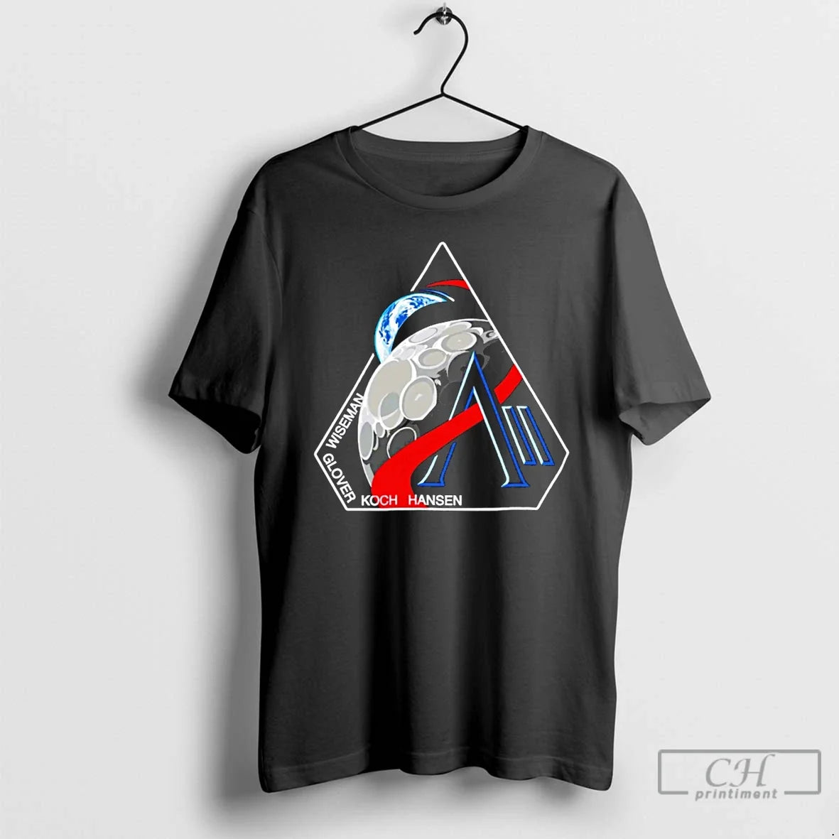 Premium Nasa Artemis 2 Mission Logo Unisex T-shirt, Sweatshirt, Hoodie, Long Sleeve Tee - T-Shirt, Sweatshirt, Hoodie