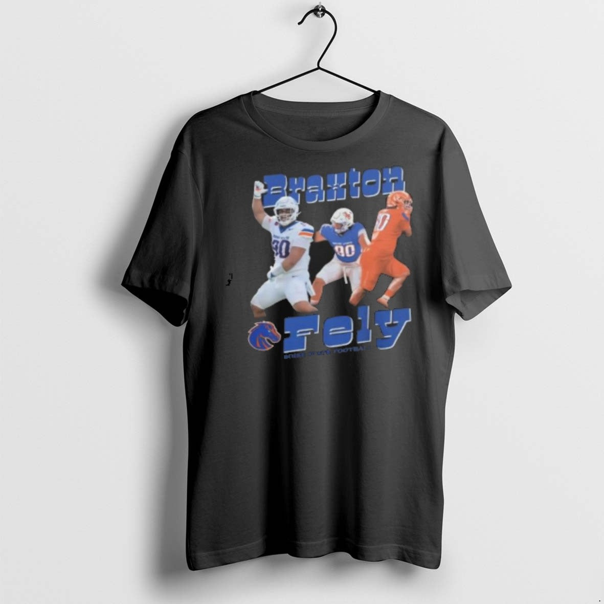 Premium Ncaa Boise State Broncos Football Braxton Fely Cartoon T Shirts Unisex T-shirt, Sweatshirt, Hoodie, Long Sleeve Tee - T-Shirt, Sweatshirt, Hoodie