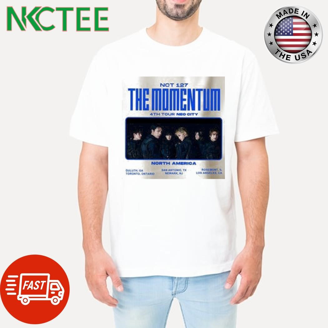 Premium NCT 127 The Momentum Concert Experience shirt Unisex T-shirt, Sweatshirt, Hoodie, Long Sleeve Tee - T-Shirt, Sweatshirt, Hoodie