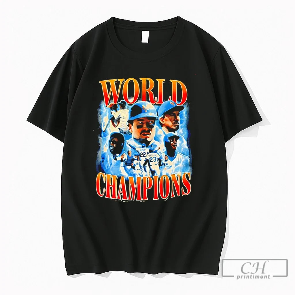 Premium New York Mets 2026 1986 World Champions - Adult & Kids T-Shirts, Sweatshirts & Hoodies apparel design preview 1