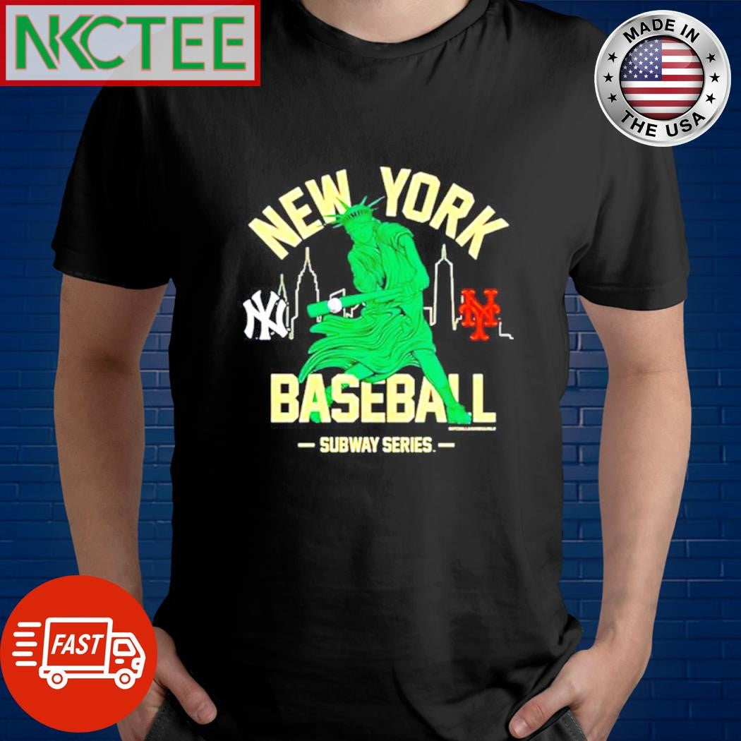 Premium New York Yankees Vs Mets baseball subway series Statue of Liberty shirt Unisex T-shirt, Sweatshirt, Hoodie, Long Sleeve Tee - T-Shirt, Sweatshirt, Hoodie