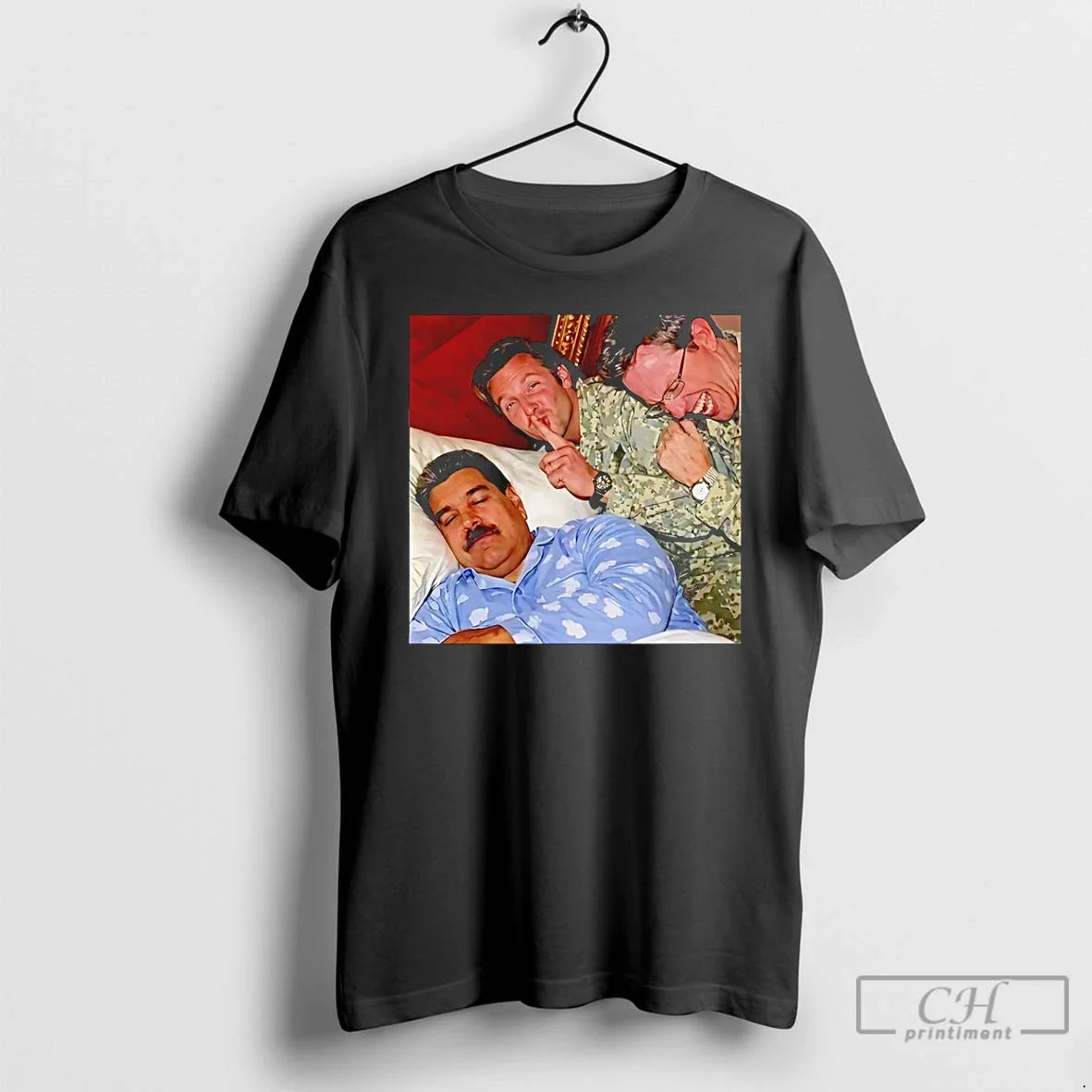 Premium Nicolas Maduro Is Asleep And The Army - T-Shirt, Sweatshirt, Hoodie