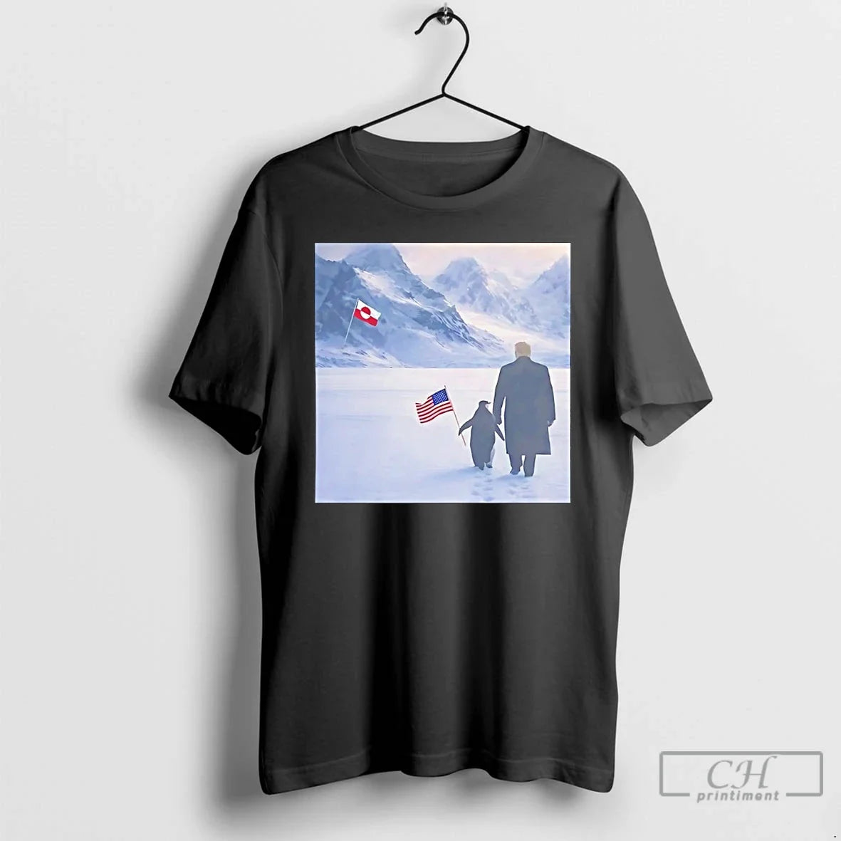 Premium Nihilist Penguin And President Donald Trump Meme - T-Shirt, Sweatshirt, Hoodie