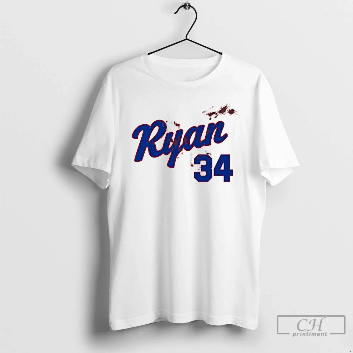 Premium Nolan Ryan 34 Bloody Texas Rangers Baseball 2026 Unisex T-shirt, Sweatshirt, Hoodie, Long Sleeve Tee - T-Shirt, Sweatshirt, Hoodie