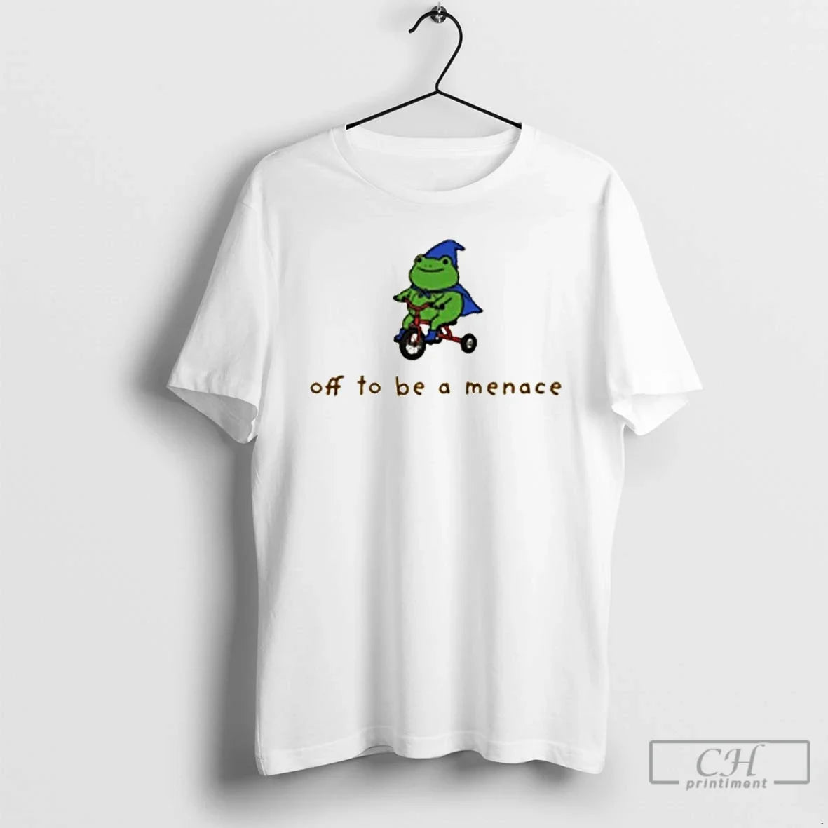 Premium Off To Be A Menace Frog Graphic Unisex T-shirt, Sweatshirt, Hoodie, Long Sleeve Tee - T-Shirt, Sweatshirt, Hoodie