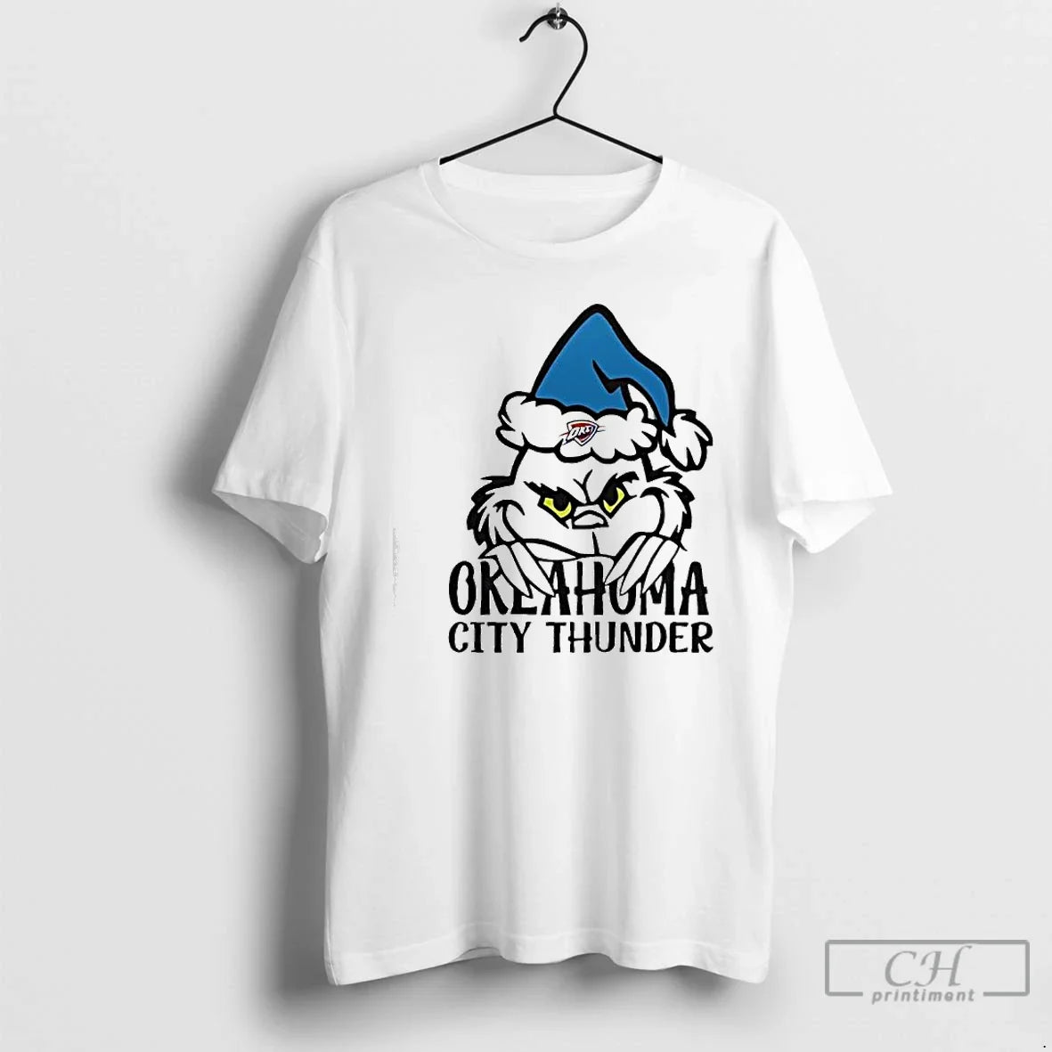 Premium Oklahoma City Thunder Grinch Holiday - T-Shirt, Sweatshirt, Hoodie
