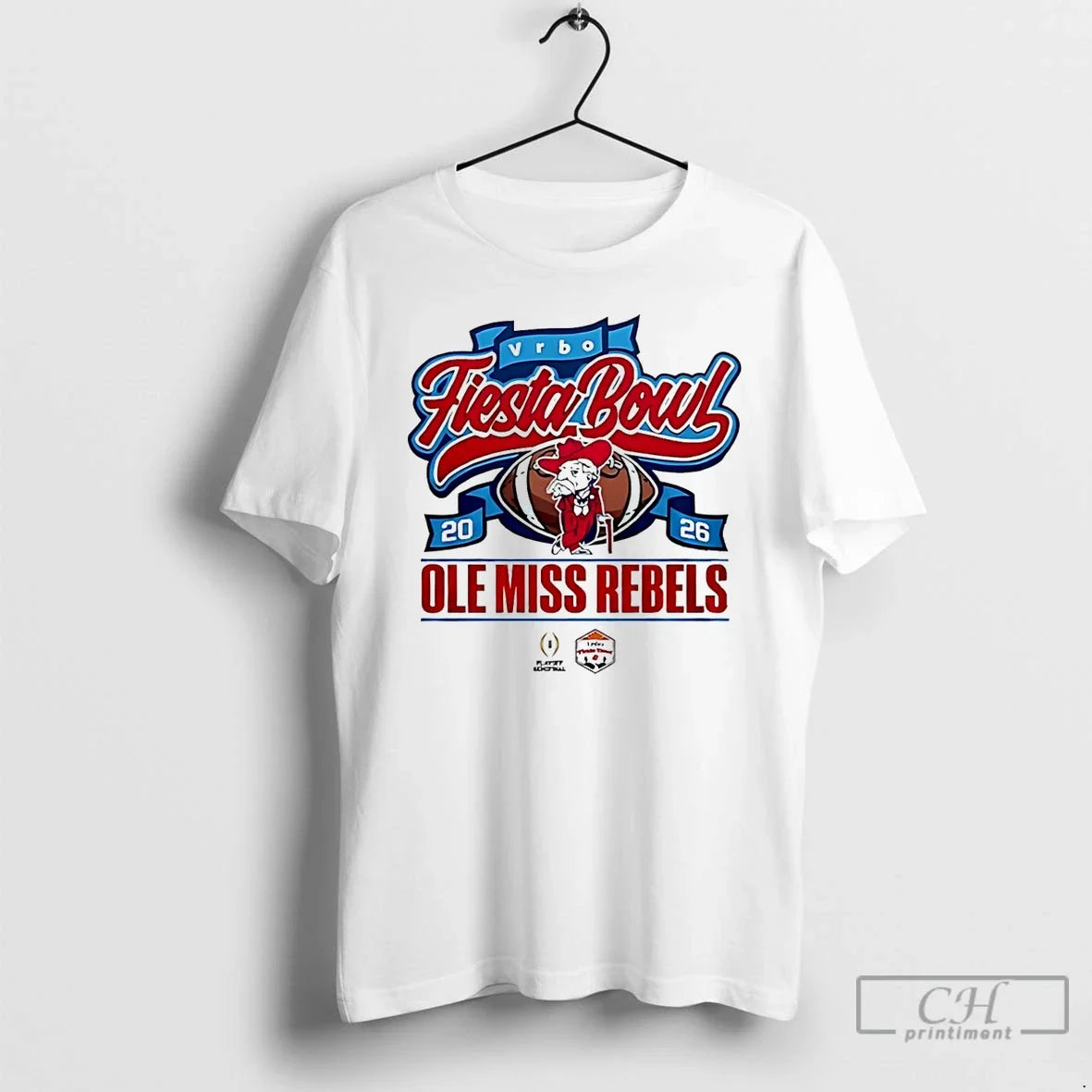 Premium Ole Miss Rebles 2026 Fiesta Bowl Champions Football - T-Shirt, Sweatshirt, Hoodie