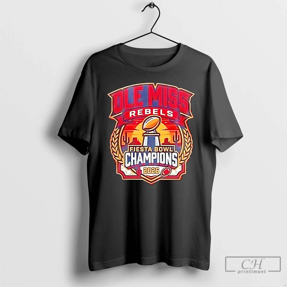 Premium Ole Miss Vrbo Fiesta Bowl Champions 2026 Vintage - T-Shirt, Sweatshirt, Hoodie