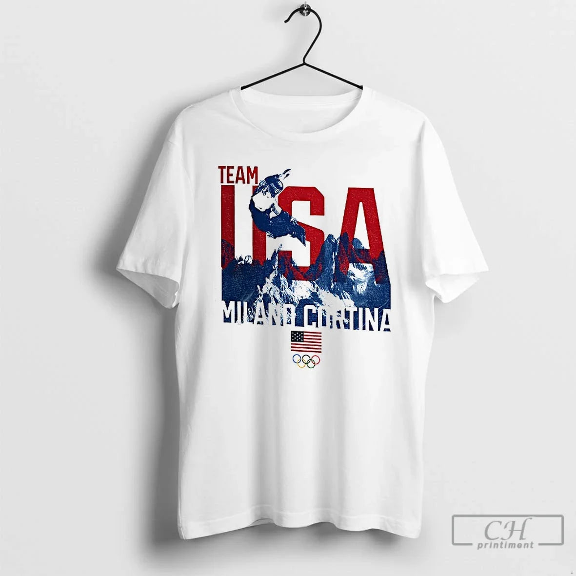 Premium Olympic Team Usa Milano Cortina 2026 American Flag - T-Shirt, Sweatshirt, Hoodie