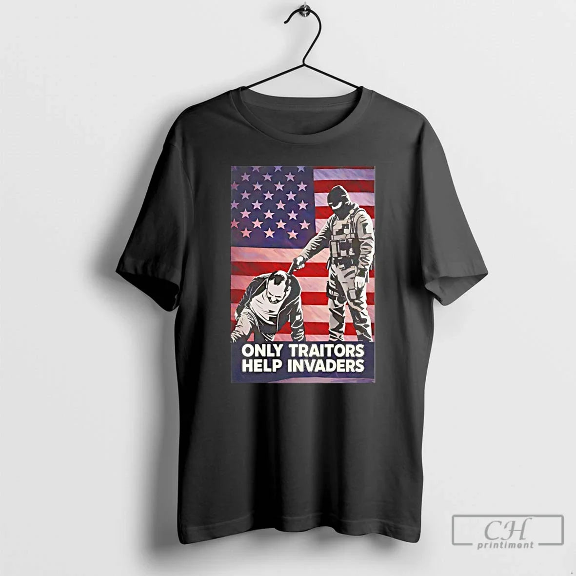 Premium Only Traitors Help Invaders Ice - T-Shirt, Sweatshirt, Hoodie