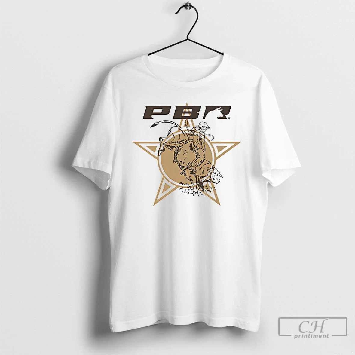Premium Pbr Professional Bull Riders Star Stylized Logo Unisex T-shirt, Sweatshirt, Hoodie, Long Sleeve Tee - T-Shirt, Sweatshirt, Hoodie