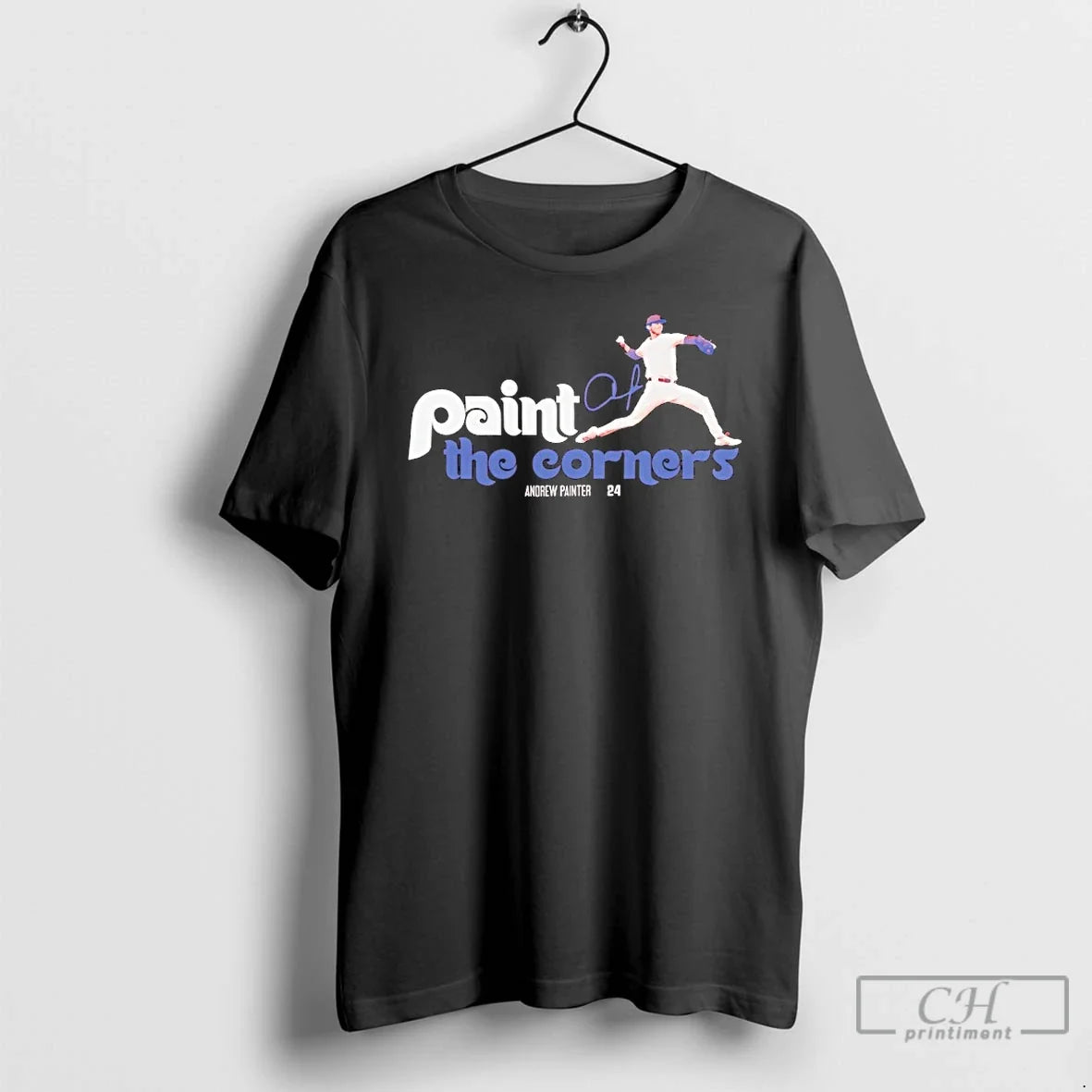 Premium Paint The Corners Andrew Painter 24 Philadelphia Phillies Signature Unisex T-shirt, Sweatshirt, Hoodie, Long Sleeve Tee - T-Shirt, Sweatshirt, Hoodie