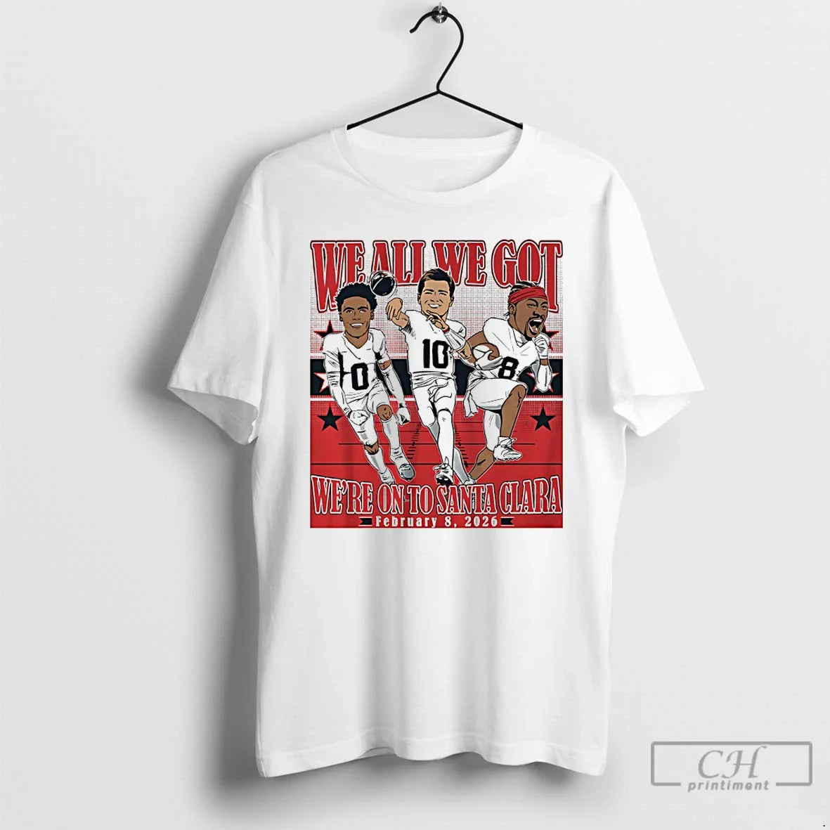 Premium Patriots Drake Maye Stefon Diggs And Christian Gonzalez We All We Got Were On - T-Shirt, Sweatshirt, Hoodie
