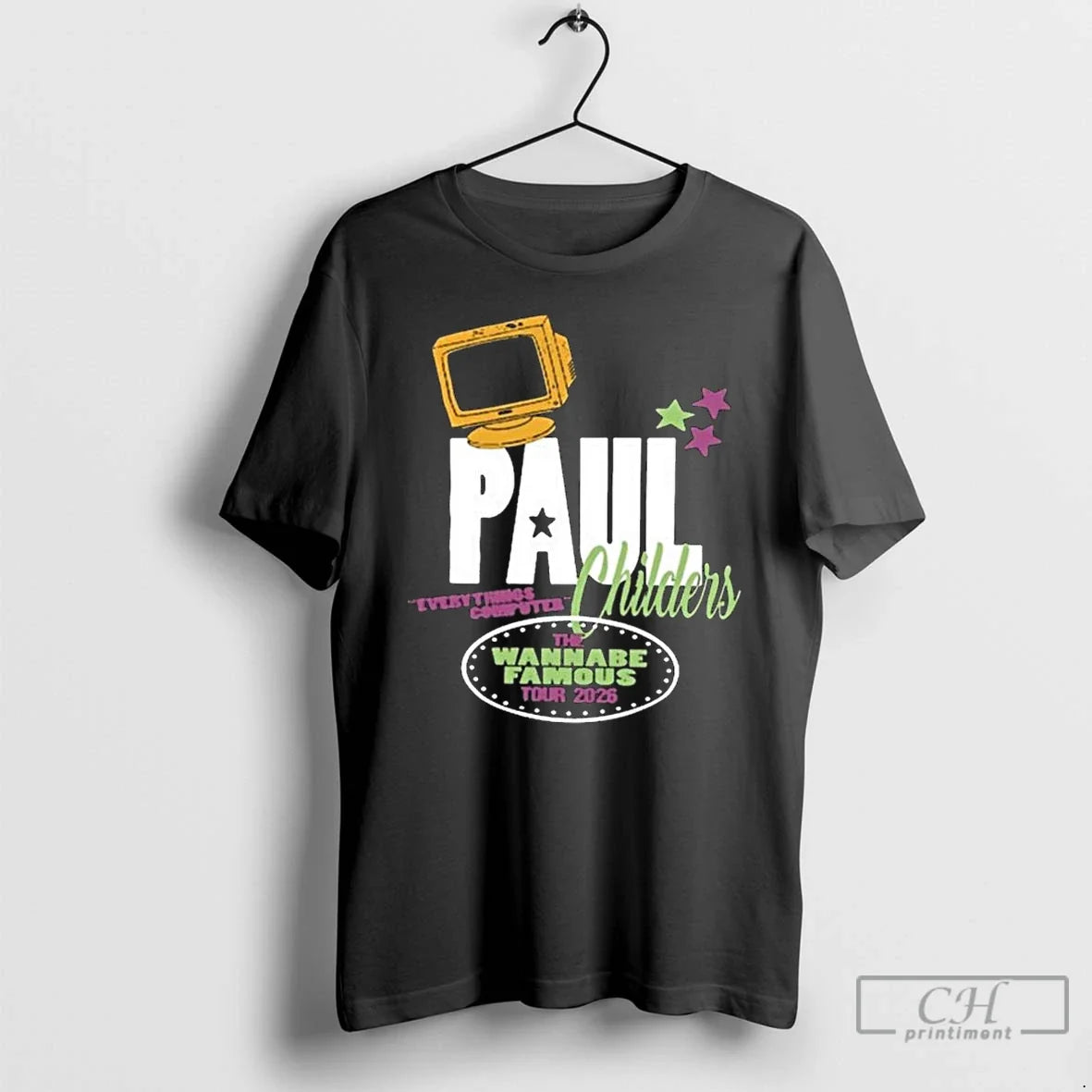 Premium Paul Childers The Wannabe Famous Tour 2026 Unisex T-shirt, Sweatshirt, Hoodie, Long Sleeve Tee - T-Shirt, Sweatshirt, Hoodie