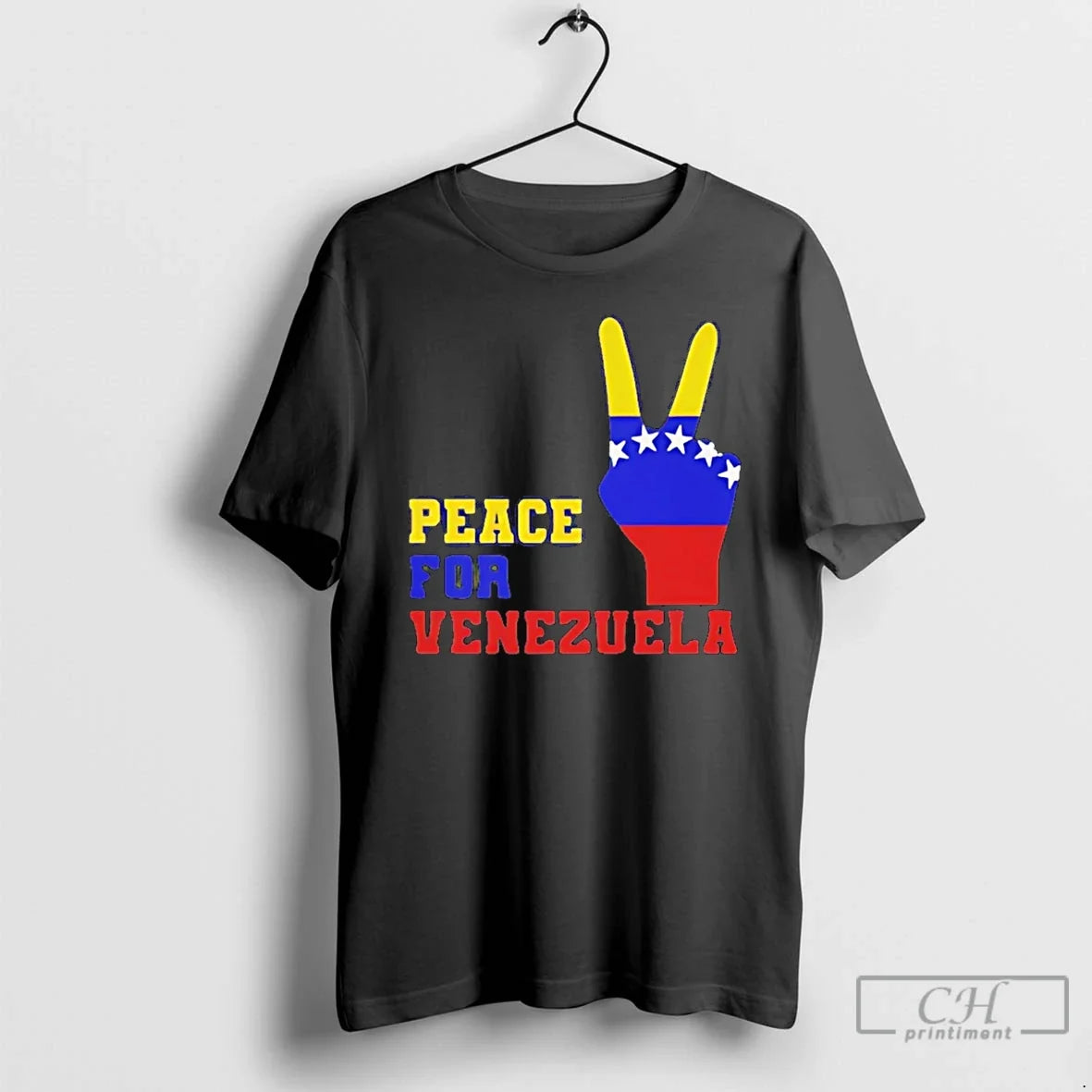 Premium Peace For Venezuela Anti War - T-Shirt, Sweatshirt, Hoodie