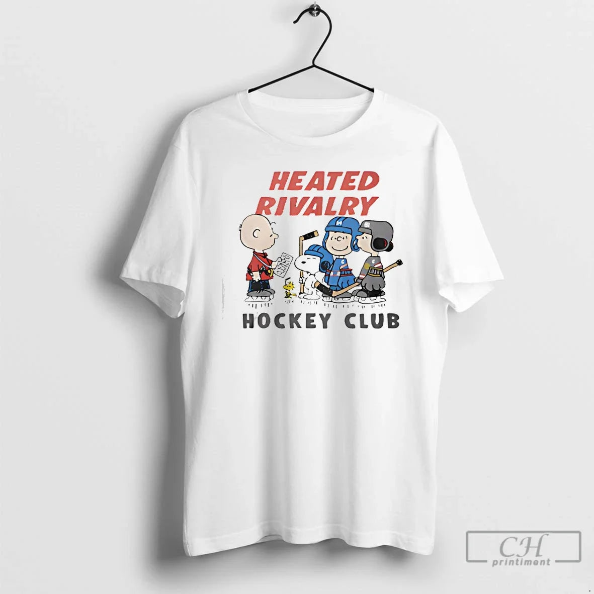 Premium Peanuts Characters Heated Rivalry Hockey Club - T-Shirt, Sweatshirt, Hoodie