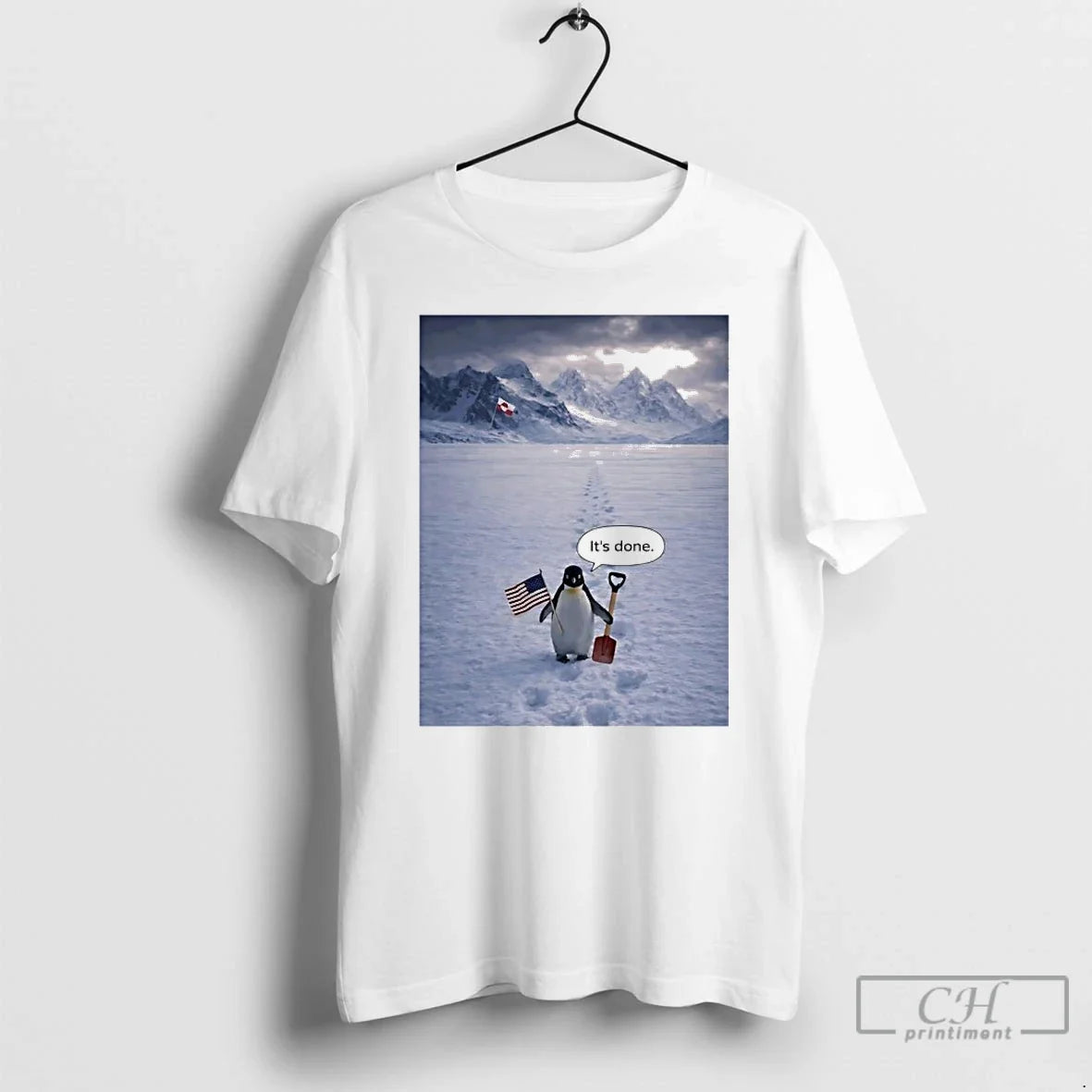 Premium Penguin But Why Its Done America Flag - T-Shirt, Sweatshirt, Hoodie