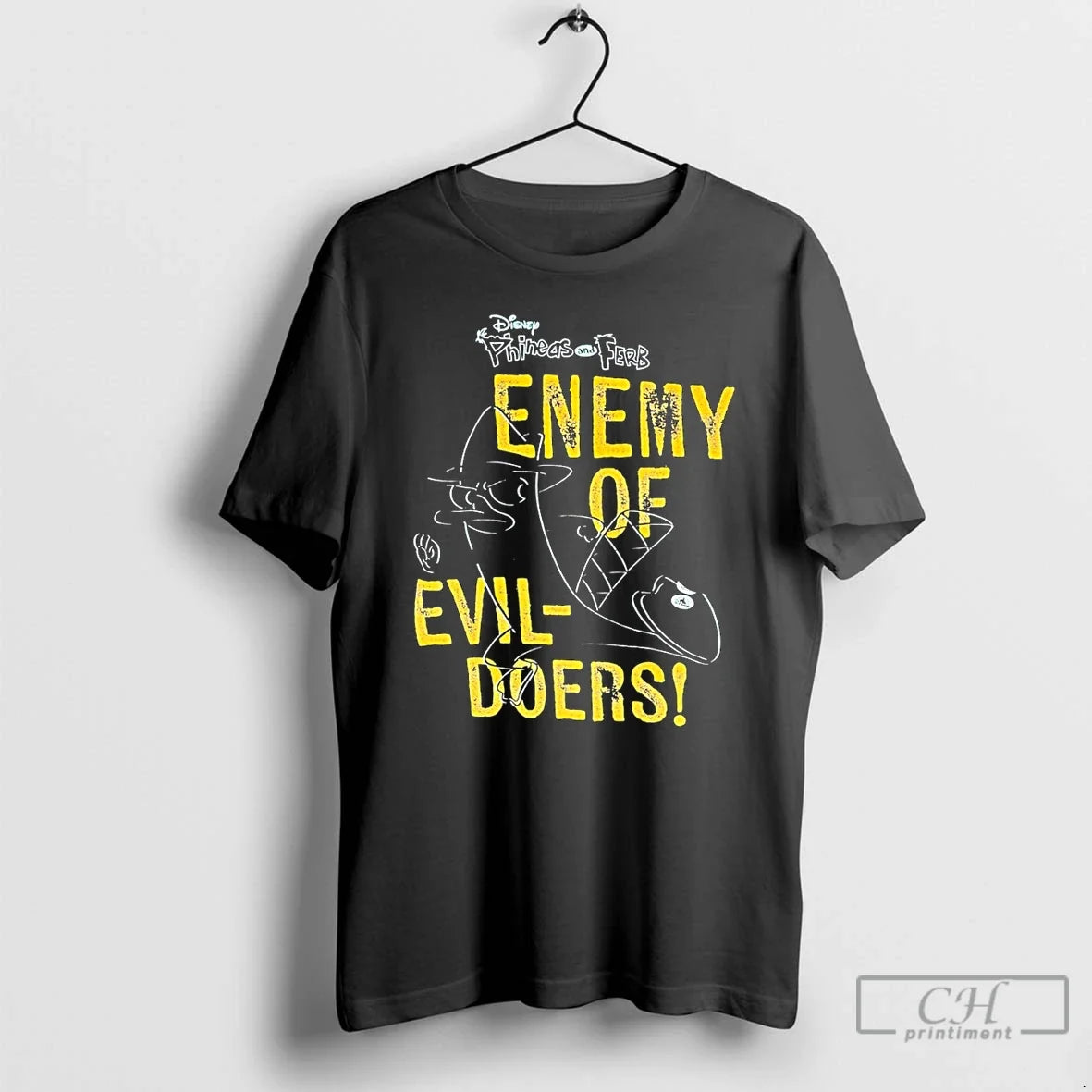 Premium Perry The Platypus Enemy Of Evil Doers Unisex T-shirt, Sweatshirt, Hoodie, Long Sleeve Tee - T-Shirt, Sweatshirt, Hoodie