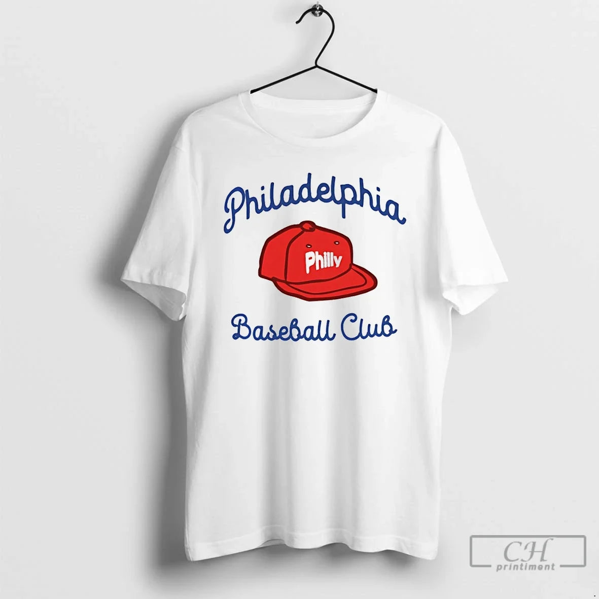 Premium Philly Cap Philadelphia Phillies Baseball Club 2026 Mlb Unisex T-shirt, Sweatshirt, Hoodie, Long Sleeve Tee - T-Shirt, Sweatshirt, Hoodie