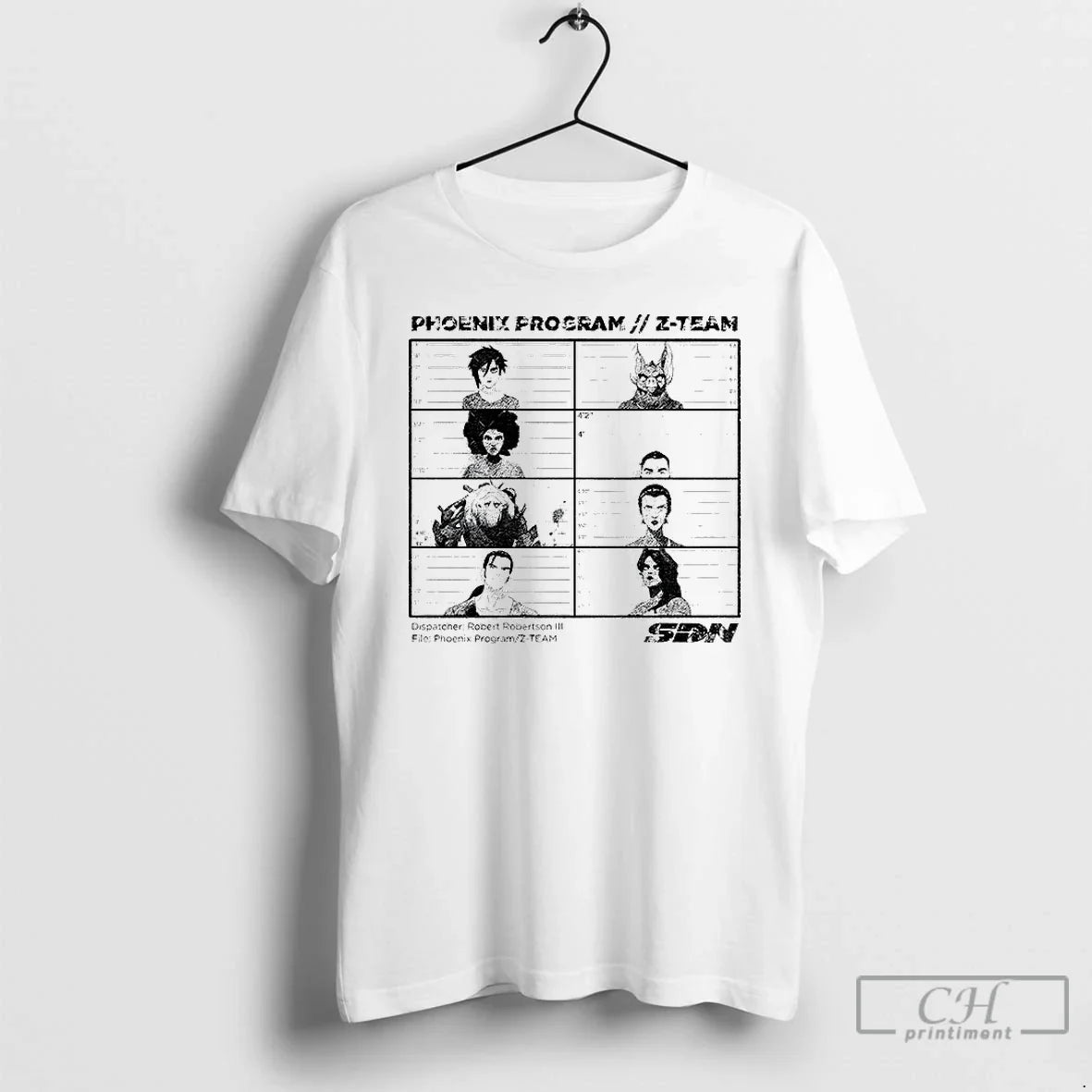 Premium Phoenix Programs Dispatch Z Team Graphic - T-Shirt, Sweatshirt, Hoodie