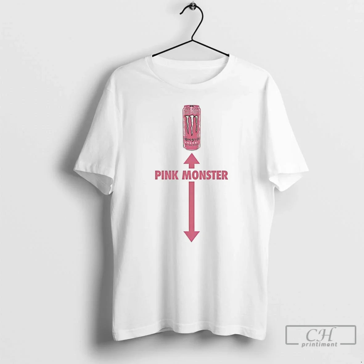 Premium Pink Monster Below - T-Shirt, Sweatshirt, Hoodie
