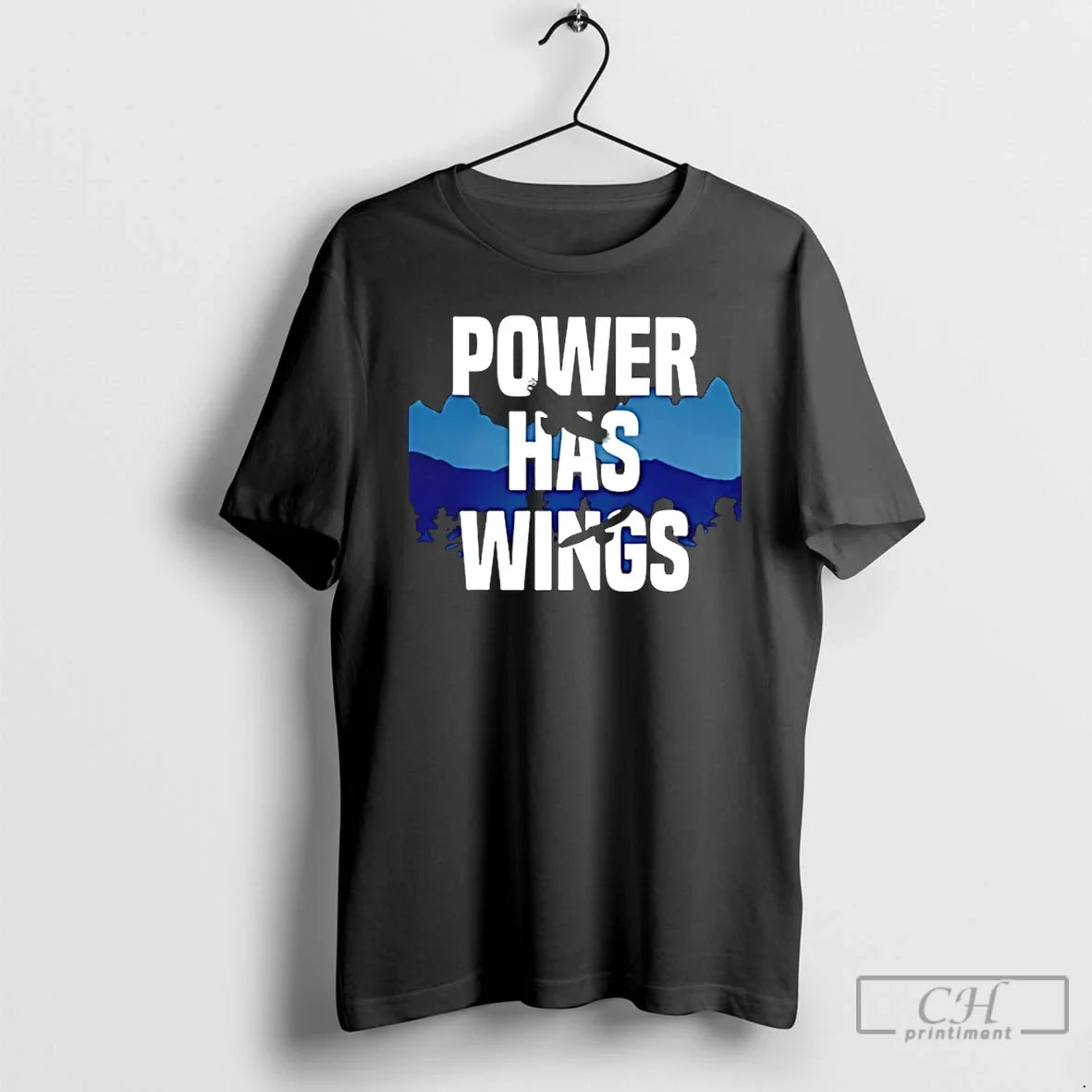 Premium Power Has Wings - T-Shirt, Sweatshirt, Hoodie