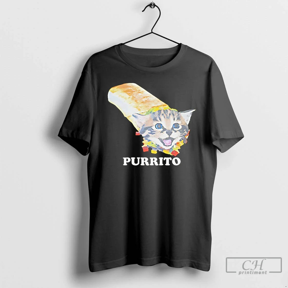 Premium Purrito Cat Burrito Mexican Food Funny - T-Shirt, Sweatshirt, Hoodie