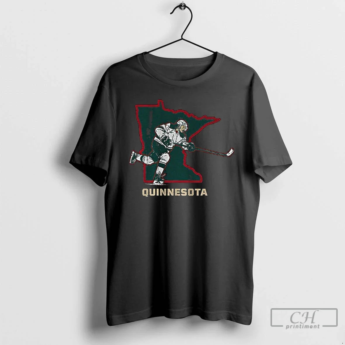 Premium Quinn Hughes Quinnesota Welcome To Minnesota Nhl - T-Shirt, Sweatshirt, Hoodie