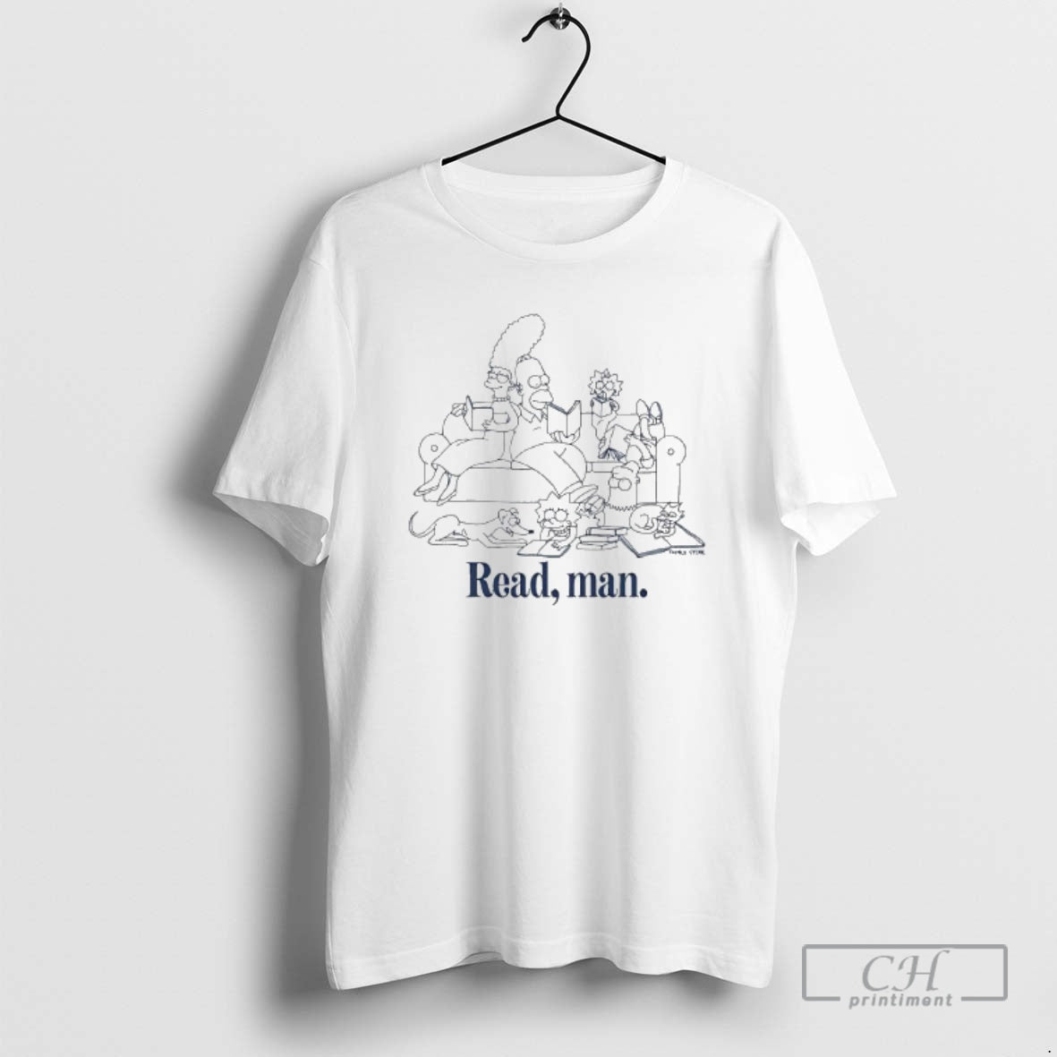 Premium Read Man The Simpsons Family Shirt Sweater - T-Shirt, Sweatshirt, Hoodie