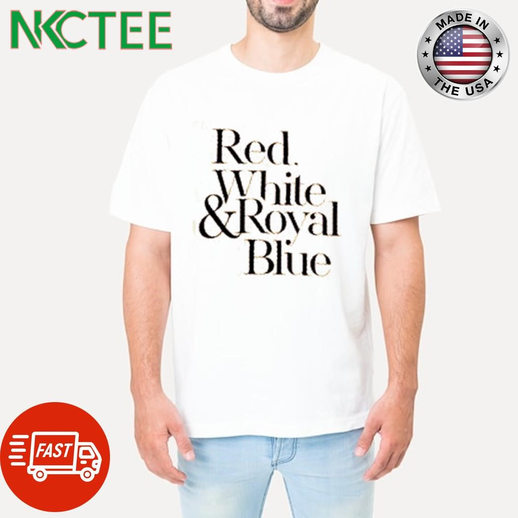 Premium Red. White and Roval Blue shirt Unisex T-shirt, Sweatshirt, Hoodie, Long Sleeve Tee - T-Shirt, Sweatshirt, Hoodie