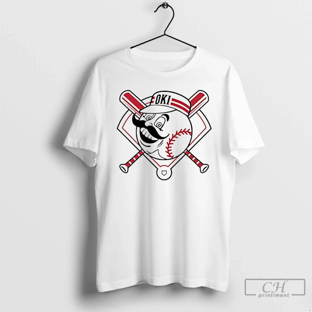 Premium Redlegs Oki Crossed Bats Cincinnati Reds - T-Shirt, Sweatshirt, Hoodie