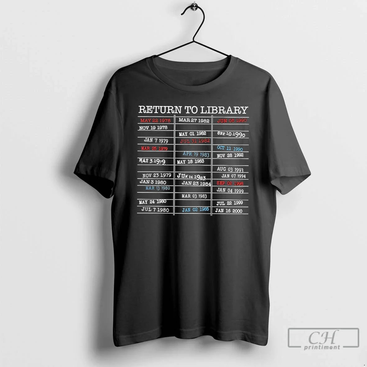 Premium Return To Library - T-Shirt, Sweatshirt, Hoodie