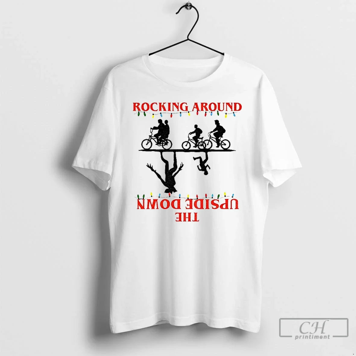 Premium Rocking Around The Upside Down Friends Dont Lie Upside Down Movie Inspired T Shirts - T-Shirt, Sweatshirt, Hoodie