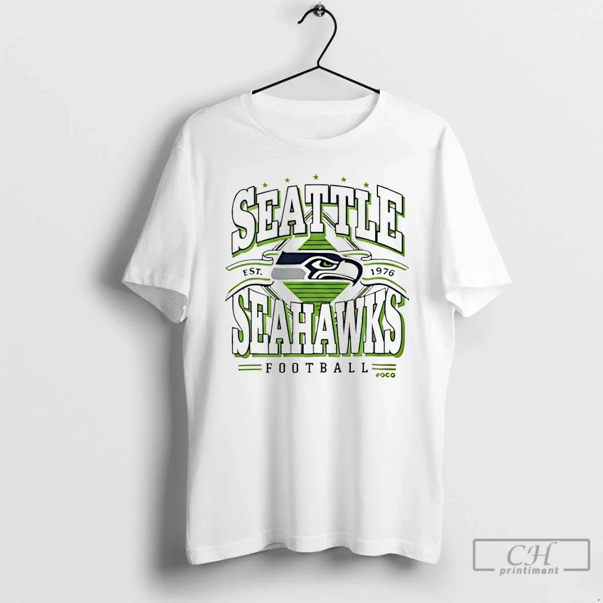 Premium Seahawks Seahawks Football Est 1976 Logo - T-Shirt, Sweatshirt, Hoodie