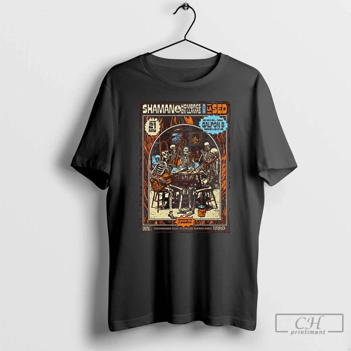 Premium Shaman Herrera May 21 2026 Buenos Aires Argentina Unisex T-shirt, Sweatshirt, Hoodie, Long Sleeve Tee - T-Shirt, Sweatshirt, Hoodie