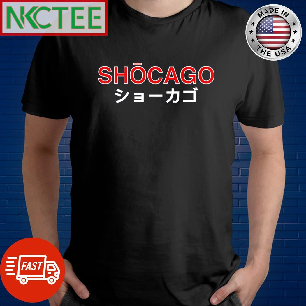 Premium Shocago Shohei Ohtani Japan text shirt Unisex T-shirt, Sweatshirt, Hoodie, Long Sleeve Tee - T-Shirt, Sweatshirt, Hoodie