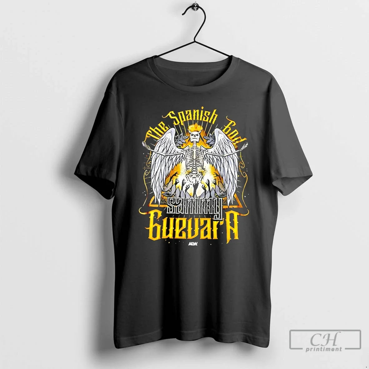 Premium Skeleton Aew The Spanish God Sammy Guevara Ascendant Unisex T-shirt, Sweatshirt, Hoodie, Long Sleeve Tee - T-Shirt, Sweatshirt, Hoodie